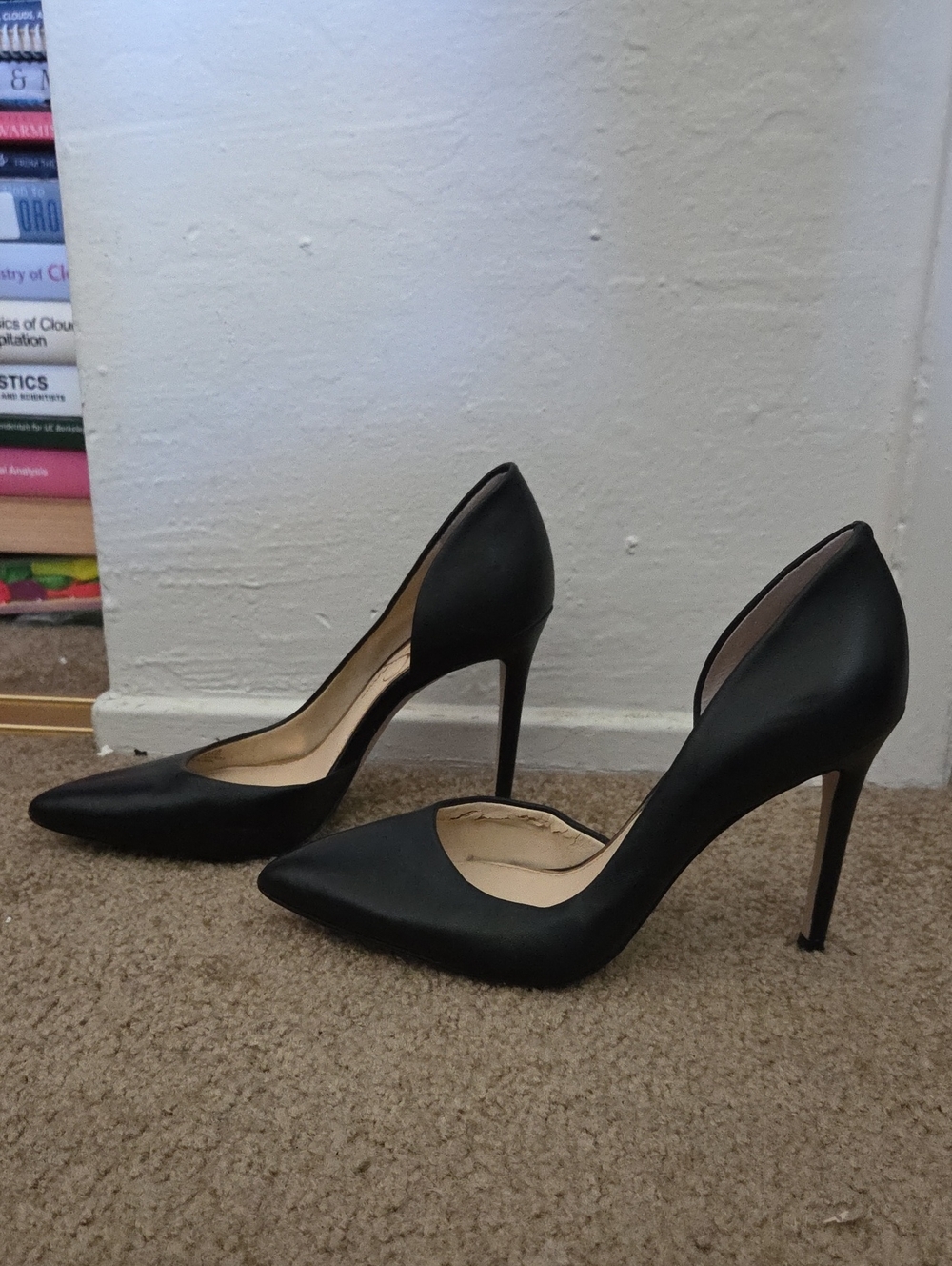 Jessica Simpson Black Pointed-Toe Stiletto Pumps